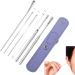 Stainless Steel Ear Wax Removal Kit with Storage Bag - Purple - Buy Online on GoSupps.com