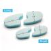 12-Pack Foam Toe Separator Toe Gasket for Overlapping Toes & Bunions - Reduces Friction, Relieves Pain - Blue - Buy Online on GoSupps.com
