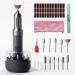 Cordless Electric Nail Files with Dual Charge Modes 20000 RPM 6 Speeds Adjustable Portable Rechargeable Electric Nail Drill E File Manicure Pedicure Kit for Acrylic Gel Nails