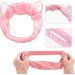 MIVAIUN 8 Pieces Cat Ears Elastic Headbands Spa Shower Face Washing Hairband Colourful Elastic Women's Lovely Animal Ears Hair Band Facial Headband Make Up Wrap Head Band For Spa Shower (Muticolor) - Buy Online on GoSupps.com