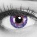Colored contact lenses 1 pair of Galaxy Eyes Anime Manga - strongly opaque - Heroes of Cosplay - Annual lenses for costumes Halloween carnival carnival with free lentil container - without strength 1 piece (2 -pack)
