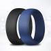 COOLOO Silicone Wedding Ring for Men 10 Pack - Affordable Durable Comfortable Bands in Black, White, Blue, Silver & Gray - Size 12.5-13 (22.2mm) - Buy Online on GoSupps.com