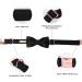 Unique Style Paws Black Satin Dog Collar - Adjustable Loop Pet Collar Gift for Medium Dogs - Buy Online on GoSupps.com