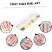Gogogmee 24 Boxes Fruit Slice DIY Manicure Fruit Nail Slices Beads for Bracelets Fruit Stickers Cellphone Craft Slice Fruit Slices Nail Sticker Manicure Tips Slices Candy Decor Bangle Shine - Buy Online on GoSupps.com