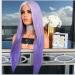 BGHJUE African Purple Long Straight Synthetic Wig - Heat Resistant Hair for Black Women - Buy Online on GoSupps.com