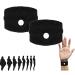 Qlasic sugar control bracelet sugar control bracelet regulate the glucose mirror in a natural and convenient way (2 pieces) (color: black) black