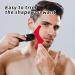 Beard Shaving Template Kit - Red | Hairline, Neckline, Mustache, & Haircut Shaping Tool - Buy Online on GoSupps.com