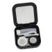 Solustre 1 Set-Box Contact lens foil Mirror film Lens holder Lens holder Linen organizer with flamingo pattern contact lens holder Small box plastic Easy Miss