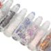 10pcs Leak Proof Essential Oil Roller Bottles - Colorful Stone Decor Perfect for Perfumes & Aromatherapy - Buy Online on GoSupps.com