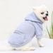 Waterproof Winter Dog Coat & Hoodie - Warm Jacket for Small Dogs | Fleece Puppy Sweater with Bag - XS Gray - Buy Online on GoSupps.com
