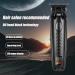 Hair Clippers for Men Professional Gradient Oil Head Engraving Hair Clipper Metal Cover Luxury Texture Body Beard Trimmer Barber Shaver - Buy Online on GoSupps.com