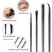 URSOBTF 6PCS Eyeliner Brush Set - Thin Slanted Flat Angled Brushes for Precision Eye Liner & Eye Brow Gel - Black - Buy Online on GoSupps.com