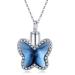 Urn pendants urn chain for ash 925 sterling syllable roses dragonfly kernel moonstone heart urn pendant memorial jewelry for women mom papa women ... butterfly 2