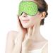 Lymphoma Cancer Green Ribbon Sleep Mask | Adjustable Eye Shades for Women | Comfortable & Stylish Sleep Cover - Buy Online on GoSupps.com