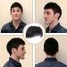 Men's Black Real Human Hair Wig System - Invisible Forehead Hairpiece with Fringe Bang Replacement - Buy Online on GoSupps.com