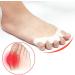 zoerbufan Toe Separators 3 Pair Toe Stretcher for Overlapping Toes to Relax Toes Silicone Toe Straighteners for Hallux Valgus Soft Gel Toe Spacers for Correct Bunions (Transparent) - Buy Online on GoSupps.com
