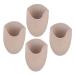NOLITOY 2 Pairs Toe Shoe Inserts Toe Pointe Protector Rolling Toothpaste Squeezer Toe Pads for Shoes Ballet Dance Shoe Socks Pad High Heel Women's Knitted Fabric Half Socks