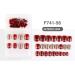 dijiusidy False Nail Perfect Matching Simple to Wear Fingernail Full Coverage Press Type Strong Viscosity Adjustable Paster Type 8 F741 Type 8 F741 - Buy Online on GoSupps.com