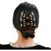 6 Pieces Beads Hair Combs Magic Elastic Hair Clips Stretchy Hair Comb Double Clips for Women Girls Hair Accessory - Buy Online on GoSupps.com