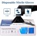 YKANG Black Disposable Nitrile Gloves - Latex Free, 100 PCS Exam Gloves for Food Prep, Cooking - Large Size - Buy Online on GoSupps.com