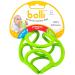 OgoBolli Teething Ring Tactile Sensory Ball Toy for Babies & Kids - Stretchy  Soft Non-Toxic Silicone - Ages 3 Months and up - Green