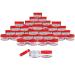 Beauticom 10G/10ML Round Clear Jars with Red Lids - 40 pcs BPA Free for Beads Gems Glitter & Crafts - International Shipping - Buy Online on GoSupps.com