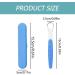 4-Part Tongue Brush Set & Cleaner Tool - Tongue Scraper for Oral Hygiene & Fresh Breath | Mini Case Included - Buy Online on GoSupps.com