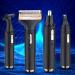 SunshineFace Men Electric Hair Trimmer Set 4 in 1 Beard Shaver USB Rechargeable Beard Shaver Nose Hair Remover Sideburns Trimmer - Buy Online on GoSupps.com