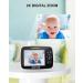 3.5 Screen Video Baby Monitor with Camera, Night Vision, and Remote Pan-Tilt-Zoom - 2-Way Talk, Temperature Monitoring, Lullabies - 960ft Range | 935EW - Buy Online on GoSupps.com