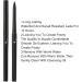 Eye Makeup Pen Eye Pencil Eye Liner Pencil Professional Waterproof Eye Makeup with No Dizzy Dye Eye Pencil Makeup(L2110A) - Buy Online on GoSupps.com