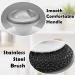 Taozers Stainless Steel Scrubber with Handle Heavy Duty Pot Scrubbers Dish Scrubber Cleaning Brush Wash for Dish - Buy Online on GoSupps.com