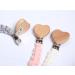 3Pcs Pacifier Chain | Cotton Heart Clip for Newborns | Baby Pacifier Strap for Girls & Boys - Buy Online on GoSupps.com