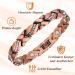 Shop Cigmag Women's Lymphatic Drainage Copper Bracelet - Ultra-High Magnets 99% Pure Copper Adjustable Gift Box & Removal Tool - Buy Online on GoSupps.com