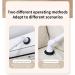 Electric Scrubber - 2000mAh Rotating Shower Brush Cleaners Electric Tub Scrubber with Retractable Handle Power Floor Scrubber for Bathroom - Buy Online on GoSupps.com