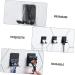 CABILOCK 16 STK Self-Adhesive Razor Hooks | Rustproof Steel Kitchen Utensil & Toothbrush Holder | Black | International Shipping - Buy Online on GoSupps.com