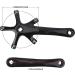 Keenso 170mm Bike Crank Arms - Universal Aluminium Alloy Single Crankset - for Mountain and Road Bikes - Black - Buy Online on GoSupps.com