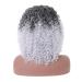 Buy Afro Curly Wig for Women - White & Black Long Synthetic Hair for Cosplay & Anime | 80s Wavy Brazilian Style - Buy Online on GoSupps.com