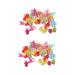 EXCEART 80 Mixed Color Acrylic Pacifier Set for Toddlers | Comfort & Dental Grip Ring | Perfect Gift - Buy Online on GoSupps.com