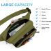 Retee Bellbag Waterproof Hip Pocket - 5 Pocket Breast Bag for Men & Women | Ideal for Outdoor Travel & Hiking (A-Green) - Buy Online on GoSupps.com