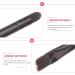 PLAFOPE 30 Pcs Eye Shadow Brush Dual Sides Eye Shadow Sponge Makeup Brush Brow Brush Stainless Steel Black - Buy Online on GoSupps.com