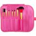 TimeSong Professional Makeup Palette Kit with Eyeshadow, Blusher, Face Powder & Lip Gloss + 7pcs Pink Makeup Brushes Set - Buy Online on GoSupps.com