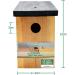 2x Handy Home and Garden Bird House | Bird Box | Bird Houses for Garden 100% FSC Wood | Environmentally Friendly Through Use of Sustainable Forests I 22 cm x 11.5 cm x 11.5cm x 30mm Entrance hole 100% FSC Wood (Sustainable Forests) 2 - Buy Online on GoSupps.com