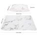 Hand Rest Pillow Easy To Store Soft Leather Nail Art Hand Pad Save Space HighQuality Materials Manicure Store for Home(white) - Buy Online on GoSupps.com