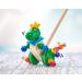 Selecta 62027 Tattolo push-along figure push-along and pull-along toy made of wood 21 cm