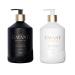 L'AVANT Collective Dish & Hand Soap Duo Fresh Linen | High Performing Formula Luxurious Ingredients for Soft & Smooth Hands & Dishes | 2 Reusable Glass Bottles Kitchen Accessories Home Decor Gifts