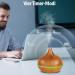 Aroma Diffuser 550ml - BPA-Free Essential Oils Diffuser with 7 LED Lights & Timer Settings for Home Office & Yoga - Buy Online on GoSupps.com