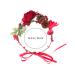 Beaupretty Christmas Hair Wreath Headdress - Natural Berries Rose Flowers & Leaves | Adjustable Band for Women - Buy Online on GoSupps.com