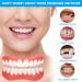Wttfc Clipin veneers 2 pairs of false teeth veneers direct dentures adjustable click dentures clickin veneers false teeth for women and men teeth whitening covering imperfect teeth - Buy Online on GoSupps.com