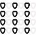 Faruta 12 Pairs Heart-Shaped Silicone Glasses Ear Hook Sleeves - Anti-Slip Comfort for Sunglasses & Reading Glasses (Black & White) - Buy Online on GoSupps.com