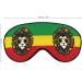Lion Glasses Jamaica Rasta Sleep Mask Eye Cover for Sleeping Blindfold with Adjustable Strap Blocks Light Night Travel Nap for Men Women - Buy Online on GoSupps.com